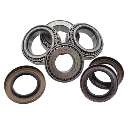 OEM - Front Differential Overhaul Kit Kit Includes Drive Shaft Needle Roller Bearings, Total Of 4 Bearings and 3 Oil Seals.