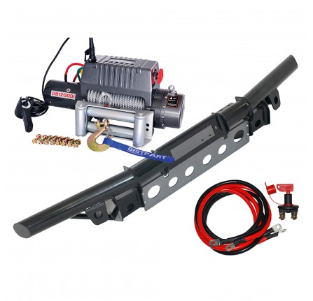 Defender Tubular Winch Bumper Kit DB12000I Winch