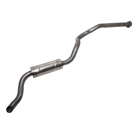 Stainless Steel Rear Silencer and Tail Pipe 110 Turbo Diesel
