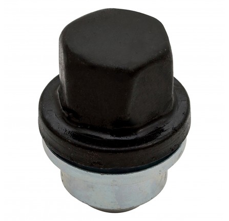 Wheel Nut Stainless Covered for Alloys Satin Black Defender