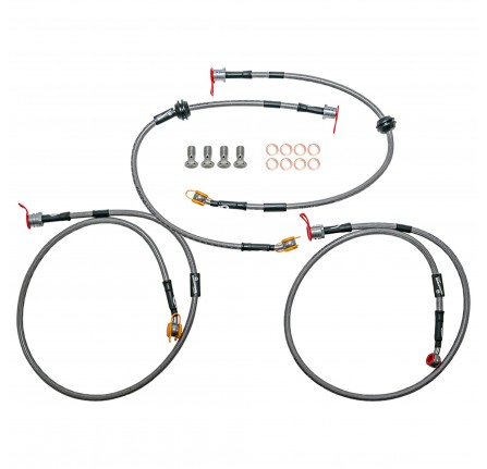 Stainless Steel Brake Hose Kit - Goodridge (Range Rover L322)