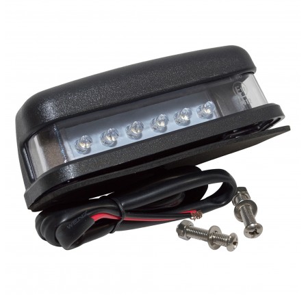 Led - Number Plate Lamp Black Land Rover