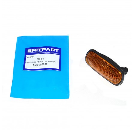 Side Repeater Lamp 90/110 from 1A616042. Discovery 2. and Freelander 1 to 1A999999 Amber