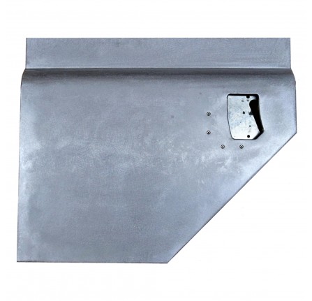 Galvanised LH Rear Side Door Bottom. (No Lock Hole)