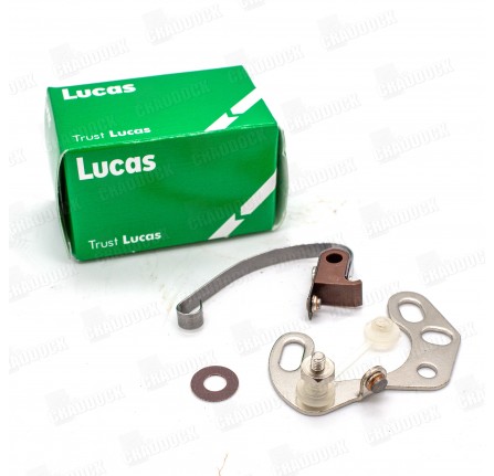 Lucas Contact Set Early 86 Inch Models 1954-55 up to Engine No 5711697 R.h.d. and 57138229 L.H.D