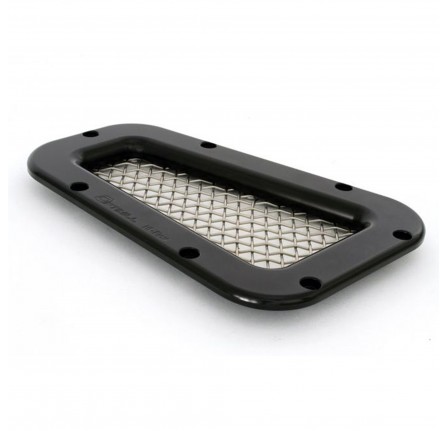 Optimill Defender Wing Top Vents - (Billet Aluminium) - Black with Black Mesh