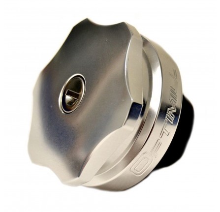 Optimill Defender Fuel Cap TD5/Tdci (Billet Aluminium) - Silver