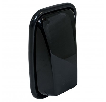 Black Gloss Mirror Heads Heated (Pair)