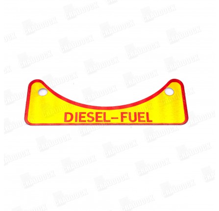 Land Rover Diesel Badge for Fuel Cap.