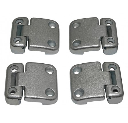 Stainless Steel Defender 110/Series 2ND Row Door Hinge Kit