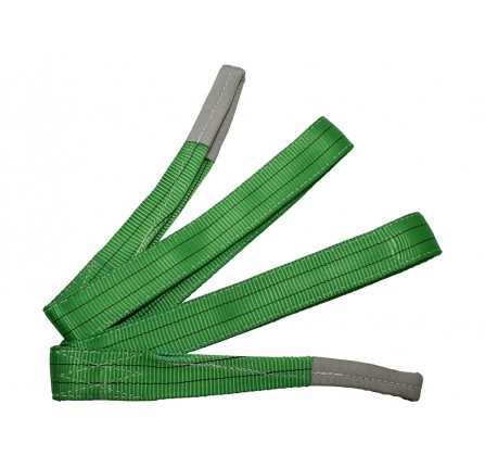 2 Ton Flat Green Webbing Tow Strop 3M x 60mm