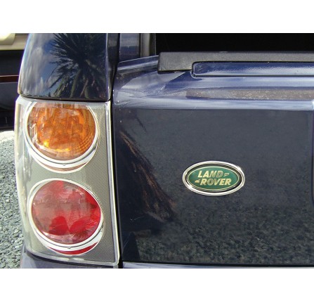 Landrover Oval Badge Surround-chrome - Britpar