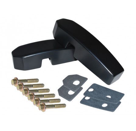 Aluminium Windscreen Bracket Black (Pair)