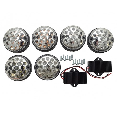 Nas Clear Lens Led Light Upgrade Kit for Defender