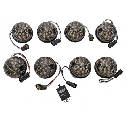 Wipac Smoked Lens Led Light Kit for Defender 90/110 and