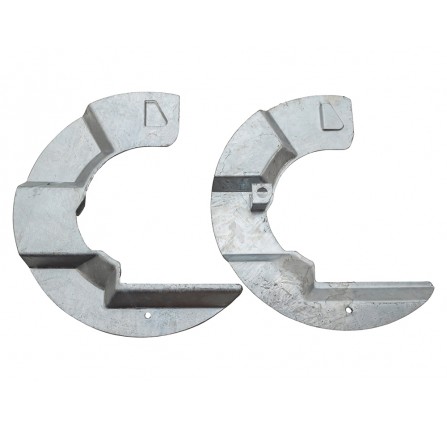 Galvanized Mudshields - Pair - FTC4838/FTC4839