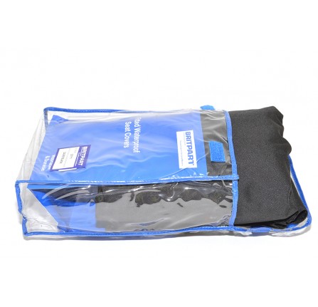 Discovery 1 Waterproof Seat Covers - Black/Front