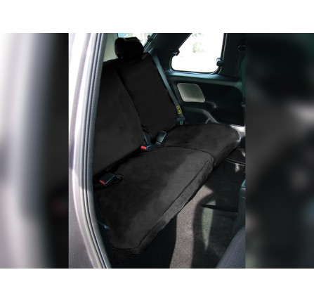 Freelander 1 Rear 60/40 Split Black Seat Cover without Arm Rest