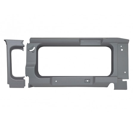 90 Rear Light Grey Window Surround with Window Cut Out