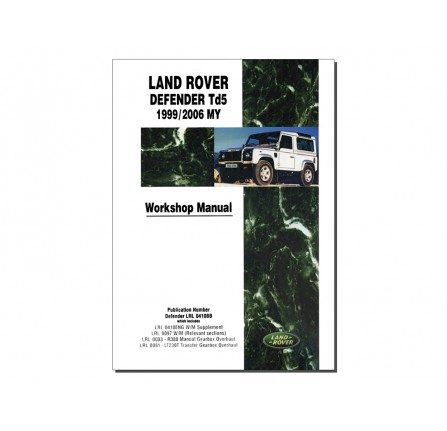 Book-def TD5 W/Shop Manual 99-06