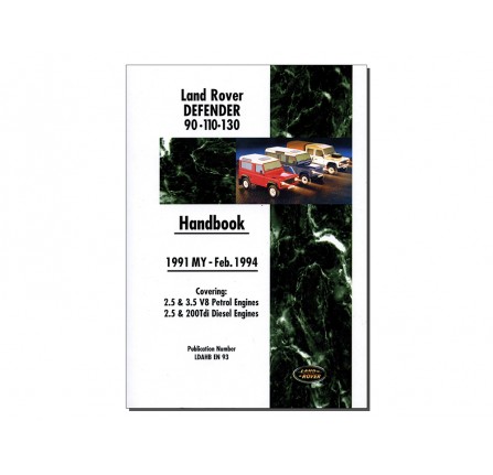 Lrover Defender 91-94 Handbook
