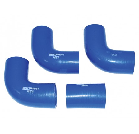 Blue Turbo Silicone Hose Kit Defender 200 TDI 4 Piece