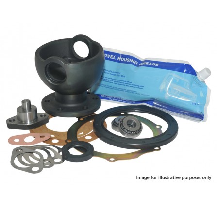 OEM - Swivel Kit Defender from LA to Wa Kit Includes Swivel Housing Swivel Pin Brg Gasket Oil Seals Plate Shims Joint Washers Swivel Pin Upper and Grease.