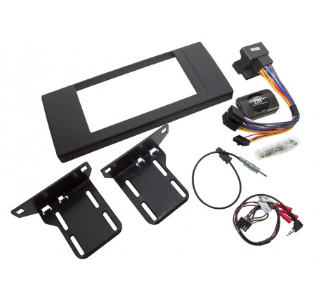 Black L322 Complete Double Din Radio Install Kit