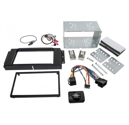 Double Din Radio Install Kit F2 Discovery 3/4 R/R Sport Will Not Fit Base Models without Full Size Display Screen