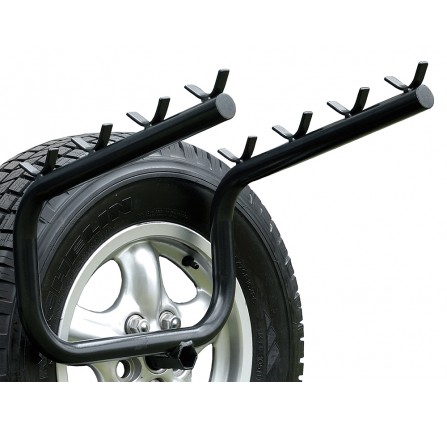 Spare wheel on sale mounted bike rack