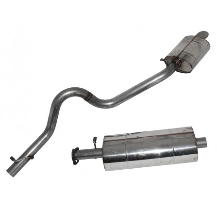 Discovery 1 300TDI Stainless Steel Exhaust System Centre Box/Rear Silencer
