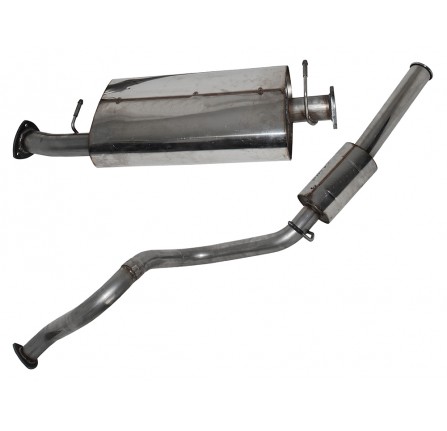 Discovery 2 TD5 Stainless Steel Exhaust System Centre Box/Rear Silencer