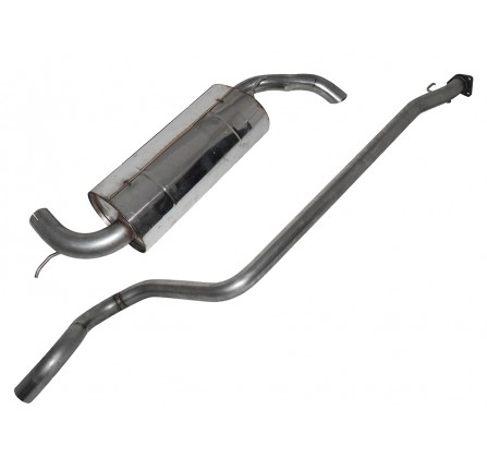 Freelander 1 2.0 Diesel Stainless Steel Exhaust up to YA9999 Link Pipe/Rear Silencer