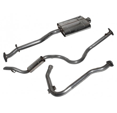 Defender 110 200TDI Stainless Steel Exhaust System Front Pipe/Centre Box/Rear Silencer