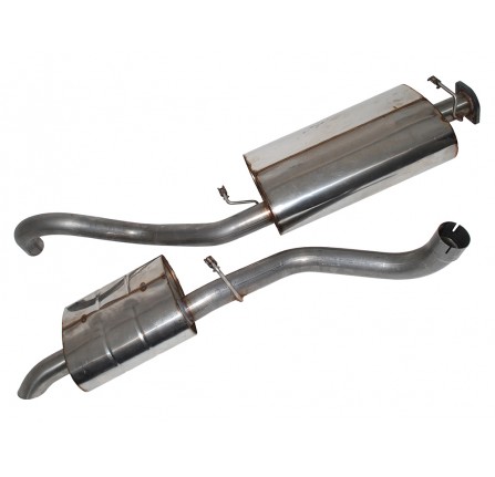 Range Rover Classic 3.9 V8 Cat Back Stainless Steel Exhaust Centre Box Non-cat/Rear Silencer Cat