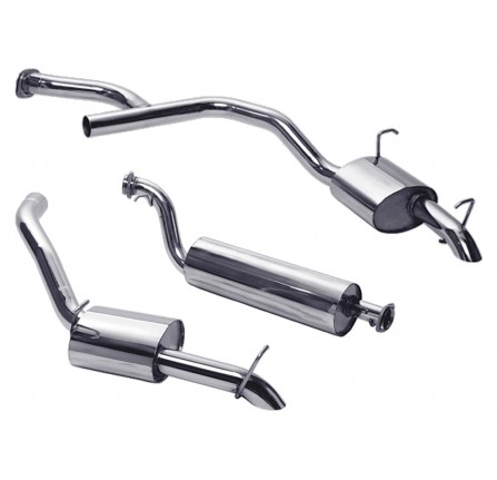 Range Rover P38 4.0/4.6 Stainless Steel Exhaust System Centre Box/Silencers - Rhs & Lhs