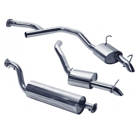 Range Rover P38 2.5 Bmw Stainless Steel Exhaust System Centre Box/Silencers - Rhs & Lhs