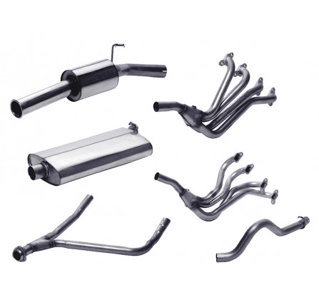 Range Rover Classic 3.9 V8 Stainless Steel Exhaust System Mainfolds - Rhs & Lhs/Y-pipe/Link Pipe/Centre Box/Rear Silencer