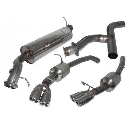 Range Rover P38 2.5 Diesel Stainless Steel Exhaust System Rear Silencers - Rhs & Lhs/Y-pipe/Centre Box