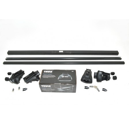 Thule Roof Bars Discovery 2 up to 2003 Raised Roof Rail Fitment (Cross Bars) 1350mm Wide