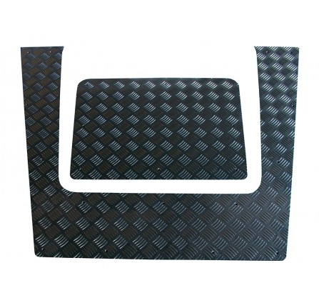 Bonnet Protector Satin Black for Defender Puma 2007 on