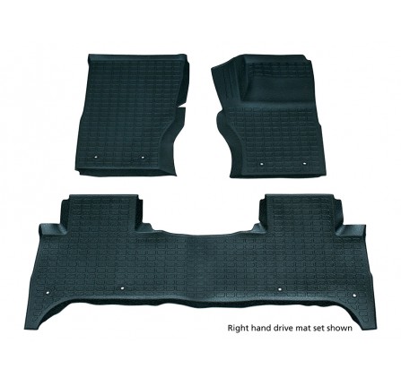 Front and Rear Rubber Mat Set Range Rover Sport LHD 2014 Onwards