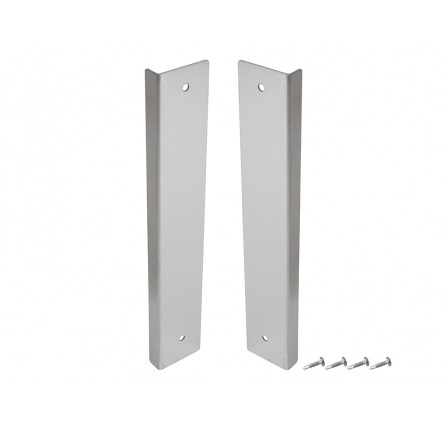 Defender Stainless Steel A Post Trim Pair