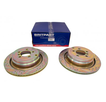 Rear Vented Brake Disk (Pair) for Range Rover L322