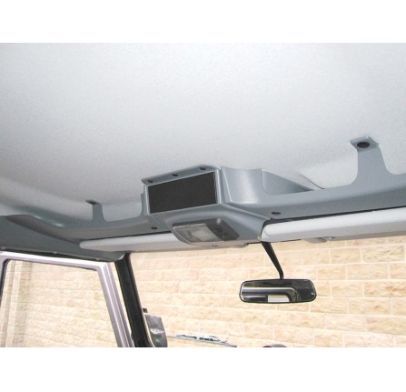 90/110 Roof Console Grey Supplied in Three Separate Pieces The Console Has Been Designed to Fit All Post 1983 Defender without Sunroof with A Factory Fitted Headling. No Removal Or Cutting Required (Some Later Models Will Require Trimming Of The Cen