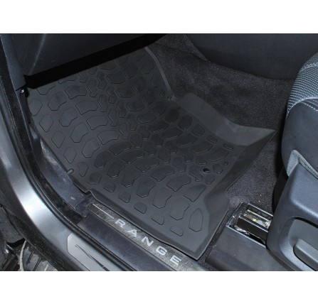 Front and Rear Rubber Over Mats - Range Rover Sport 2005-2013 RHD