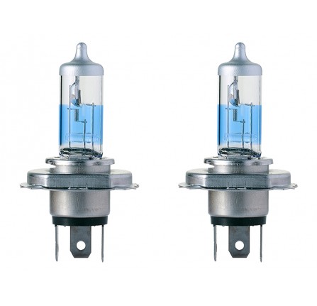 Xenon +150% H4 Halogen H/Lamp Bulb (Pair) - Ring