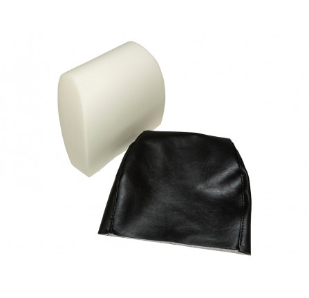 Headrest Re-trim Kit Black Vinyl for Defender