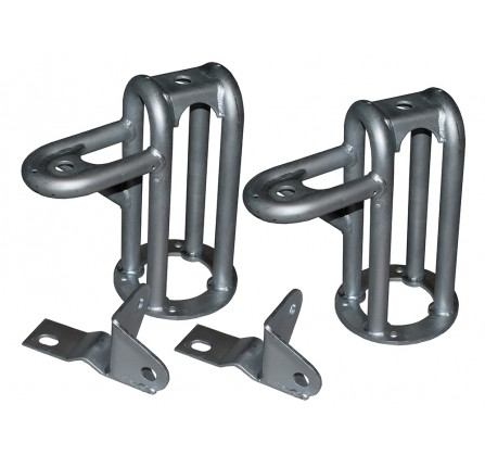 Twin Shock Mount - Front - +2'' Pair - Britpart