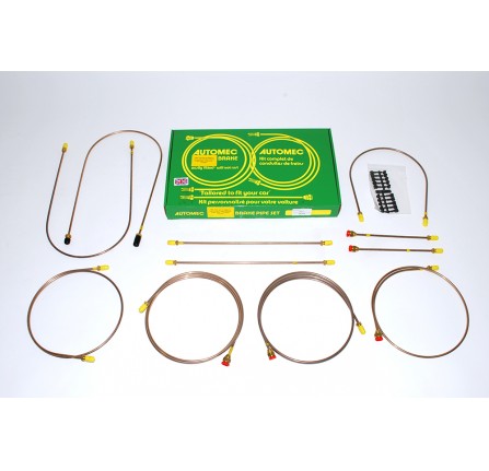 Brake Pipe Set Series 3 (109) LWB Dual Line upto 1980